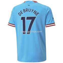 Camisola Manchester City De Bruyne 17 Equipamento Primeiro 2022-2023 Manga Corta